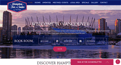 Desktop Screenshot of hamptoninnvancouver.com